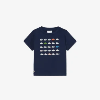 Βαμβακερό T-shirt με τύπωμα κροκοδείλου