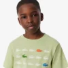 Βαμβακερό T-shirt με τύπωμα κροκοδείλου